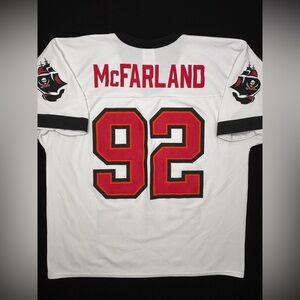 Tampa Bay Buccaneers Booger McFarland Logo Athletic Football Jersey Size: Medium